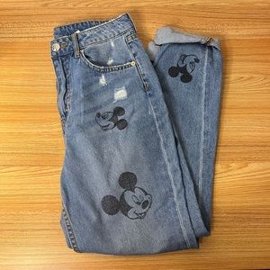 H&M Mickey Mouse Jeans